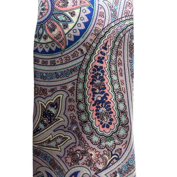 Paul Fredrick Italian Silk Paisley Ties Set Of 3 Red Blue Gray Classic Design - Picture 2 of 7